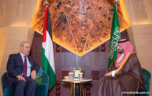 ولي العهد يستقبل نائب رئيس دولة فلسطين ولي العهد يستقبل نائب رئيس دولة فلسطين