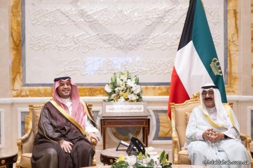 أمير دولة الكويت يستقبل سمو الأمير تركي بن محمد بن فهد أمير دولة الكويت يستقبل سمو الأمير تركي بن محمد بن فهد