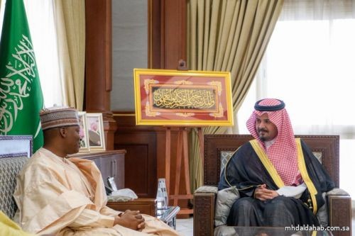 أمير منطقة المدينة المنورة يستقبل القنصل الغاني