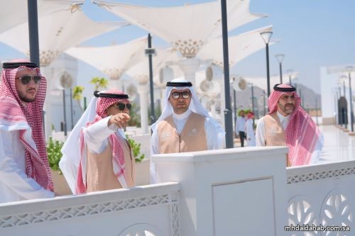 الحقيل يقف على المشاريع التنموية والخدمية في المدينة المنورة