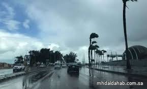 الأرصاد هطول أمطار رعدية غزيرة على هذه المناطق