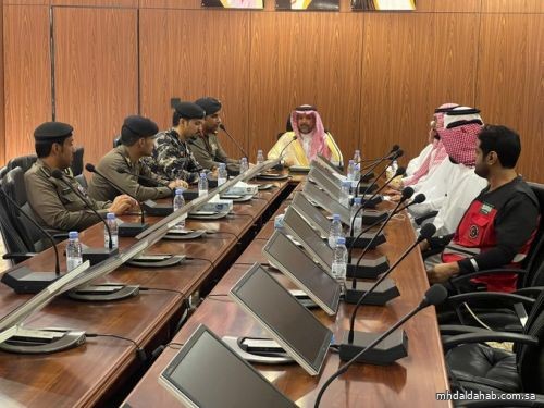 محافظ #المهد د.سلامة بن عيد الجهني يجتمع  مع مديري الإدارات الحكومية بالمحافظة