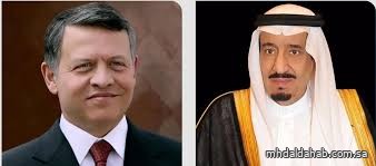 ملك الأردن يهنئ خادم الحرمين الشريفين باليوم الوطني الـ95