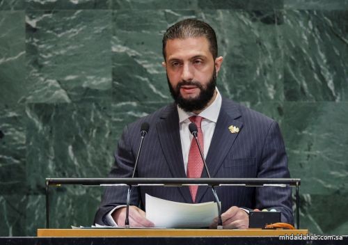 الرئيس السوري: سوريا تبدأ فصلاً جديداً عنوانه السلام