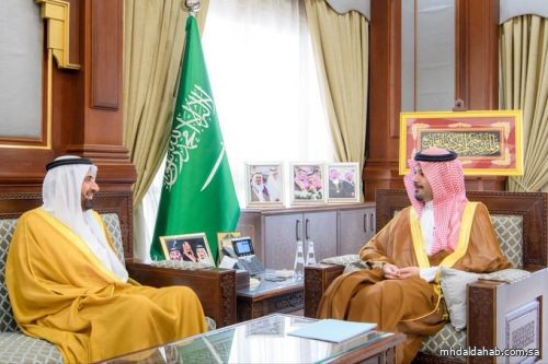 سمو أمير منطقة #المدينة_المنورة #سلمان_بن_سلطان، يستقبل معالي وزير الحج والعمرة  الدكتور توفيق بن فوزان الربيعة