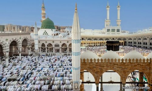 أكثر من 13 مليون قاصد للحرمين الشريفين خلال أسبوع أكثر من 13 مليون قاصد للحرمين الشريفين خلال أسبوع