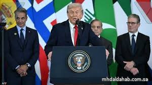 ترامب في قمة السلام: لدينا سلام في الشرق الأوسط