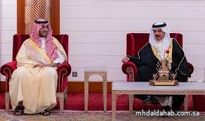 ملك البحرين يستقبل الأمير تركي بن محمد بن فهد ويشيد بعلاقات البلدين الشقيقين ملك البحرين يستقبل الأمير تركي بن محمد بن فهد ويشيد بعلاقات البلدين الشقيقين