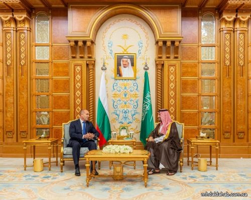 ولي العهد يلتقي رئيس جمهورية بلغاريا ولي العهد يلتقي رئيس جمهورية بلغاريا