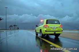 الدفاع المدني: هطول أمطار رعدية على معظم مناطق المملكة من يوم غدٍ الجمعة حتى الاثنين المقبل