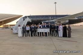 أول رحلة أوروبية مباشرة تهبط في مطار البحر الأحمر أول رحلة أوروبية مباشرة تهبط في مطار البحر الأحمر
