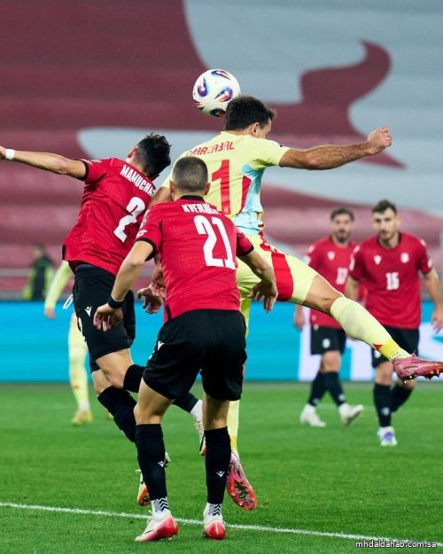 إسبانيا تهزم جورجيا برباعية وتضع قدما في نهائيات كأس العالم 2026 إسبانيا تهزم جورجيا برباعية وتضع قدما في نهائيات كأس العالم 2026