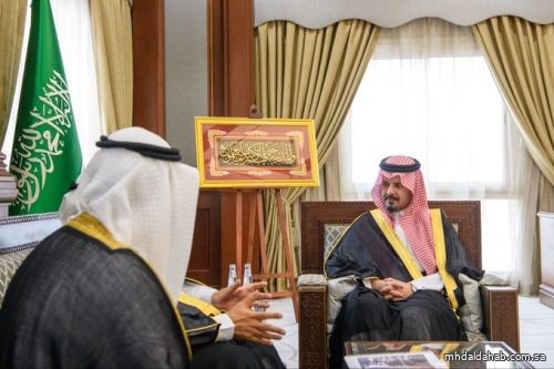 سمو أمير منطقة #المدينة_المنورة يستقبل أمين عام جمعية البر بالمدينة سمو أمير منطقة #المدينة_المنورة يستقبل أمين عام جمعية البر بالمدينة