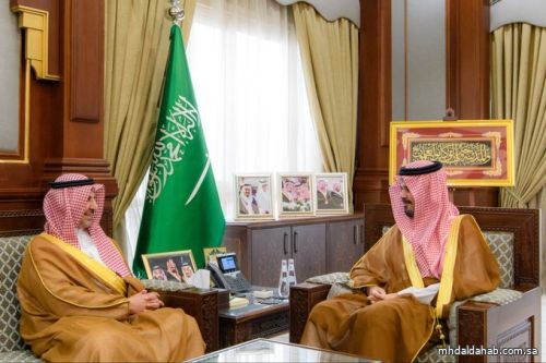 سمو أمير منطقة #المدينة_المنورة، #سلمان_بن_سلطان، يستقبل معالي نائب وزير الصناعة والثروة المعدنية لشؤون التعدين المهندس خالد المديفر