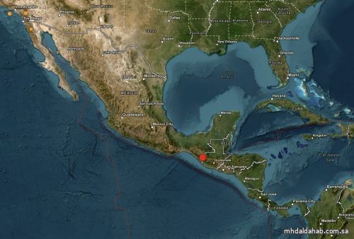 زلزال بقوة 5.8 درجات يهز الحدود بين المكسيك وجواتيمالا