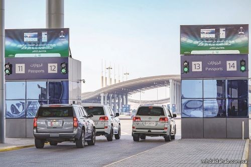 ارتفاع دخول مواطني دول الخليج إلى المملكة بنسبة 5.83%