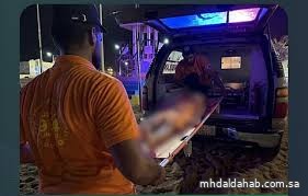 حرس حدود ينبع ينقذ طفلة يمنية من الغرق أثناء السباحة