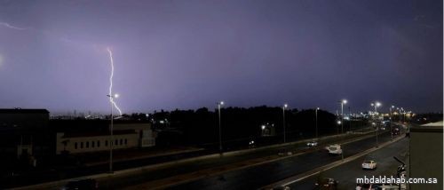 أمطار رعدية متفاوتة الغزارة على معظم المناطق من السبت إلى الخميس المقبل