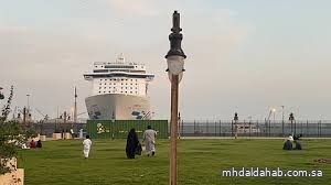 رحلة "كروز السعودية" ترسو في ينبع للمرة الثالثة وسط أجواء احتفالية نابضة