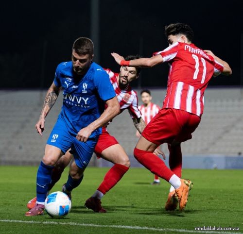الهلال يهزم المحرق البحريني وديًا الهلال يهزم المحرق البحريني وديًا