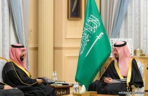 سمو أمير منطقة #المدينة_المنورة #سلمان_بن_سلطان يستقبل الرئيس التنفيذي لهيئة #المحتوى_المحلي والمشتريات الحكومية  عبدالرحمن السماري