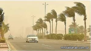 الأرصاد: رياح شديدة وعواصف ترابية تحدّ من الرؤية على عدة مناطق
