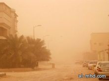 موجة غبار متوقعة على السعودية