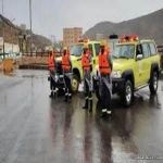"الدفاع المدني": استمرار هطول الأمطار الرعدية على معظم مناطق المملكة من غدٍ الجمعة إلى الثلاثاء